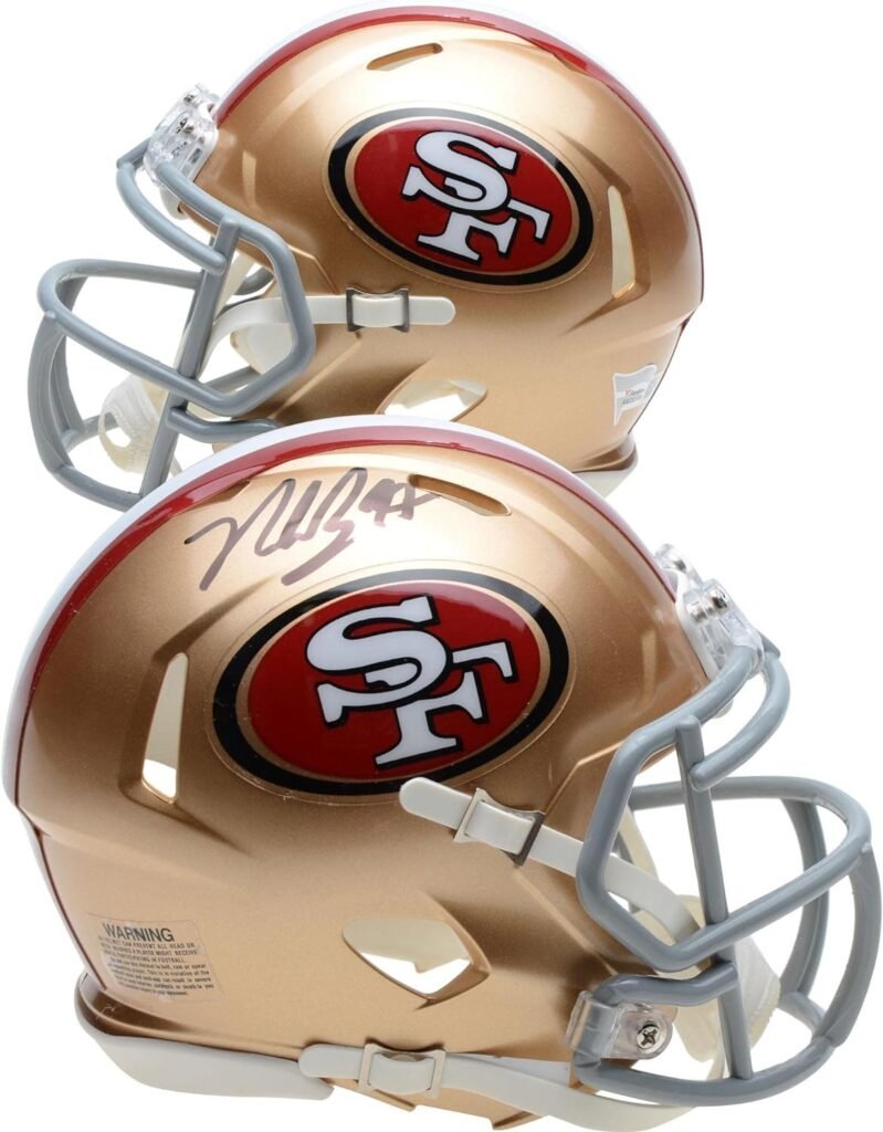 Nick Bosa San Francisco 49ers Autographed Riddell Speed Mini Helmet - Autographed NFL Mini Helmets