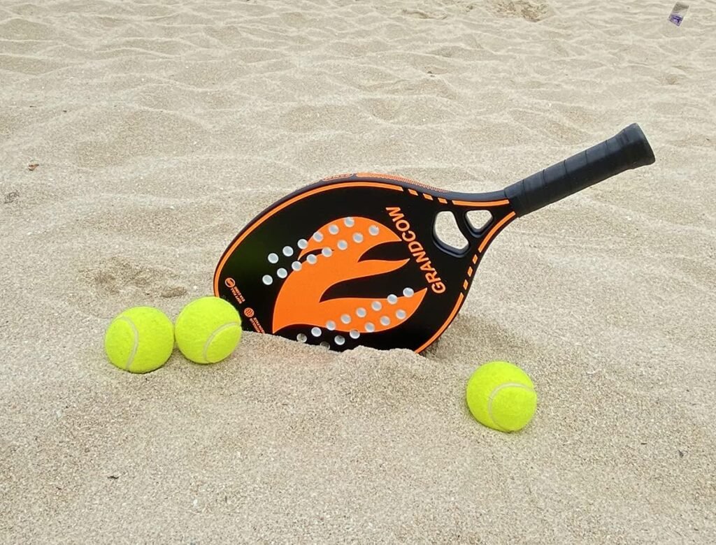 Beach Tennis Paddle Racket Racquet Carbon Frame with Soft EVA core New Model